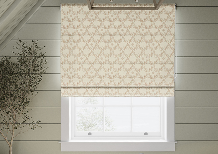 Trellis Prints, Vine and Bloom Romsey Manson - Roman Blind - Image 3